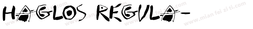 haglos regula字体转换